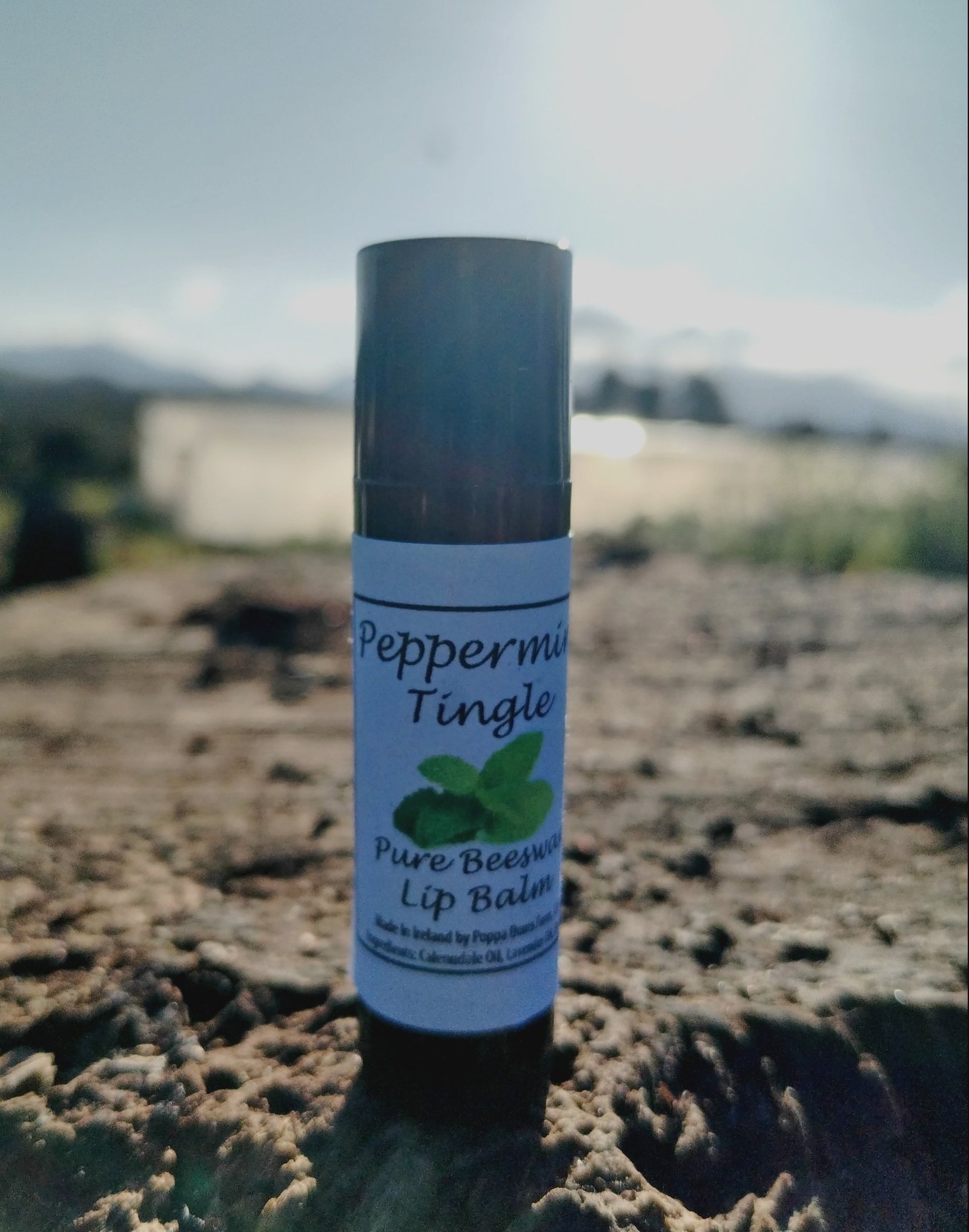 Peppermint Calendula beeswax all natural lip balm