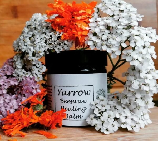 Yarrow beeswax healing balm
