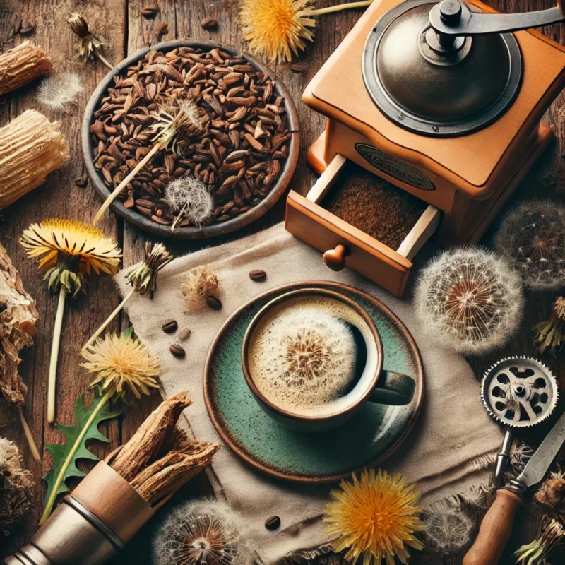 Dandelion root coffee