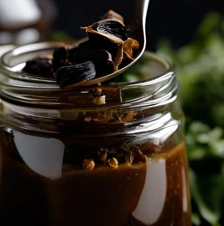 Black garlic dressing