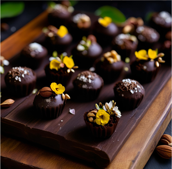 Black garlic truffel