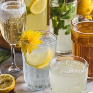 Dandelion lemonade