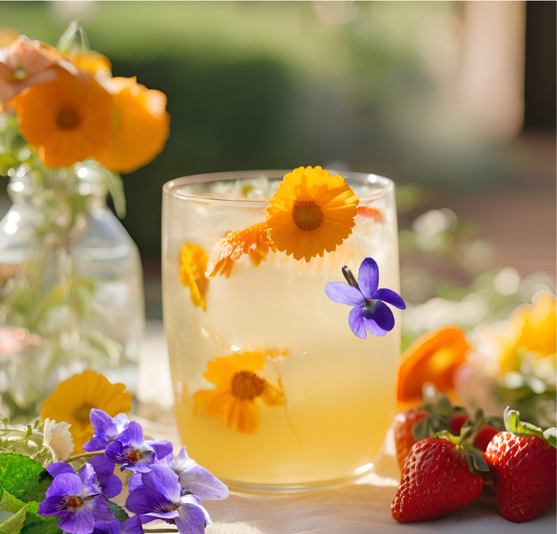 Garden and hedgerow lemonade