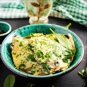 wild green omelette