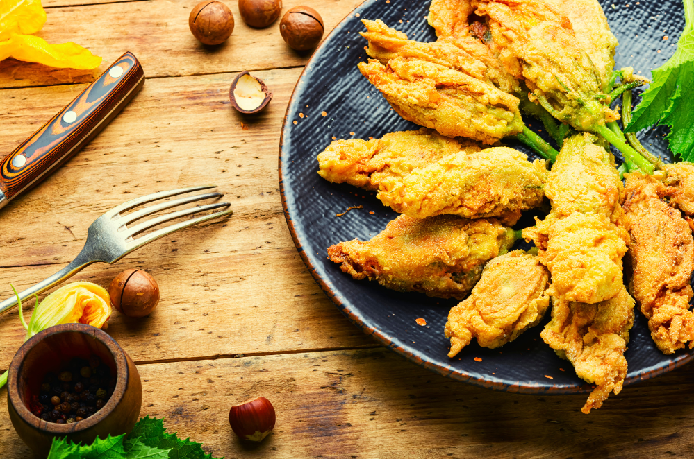 stuffed courgette flowers recipe